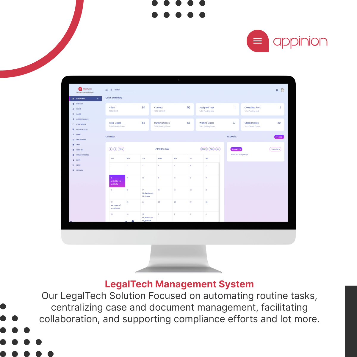 LegalTech Management System